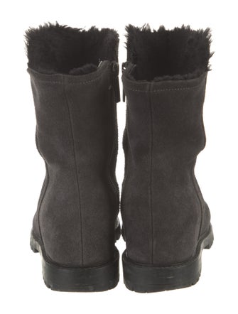 Aquatalia Suede Combat Boots