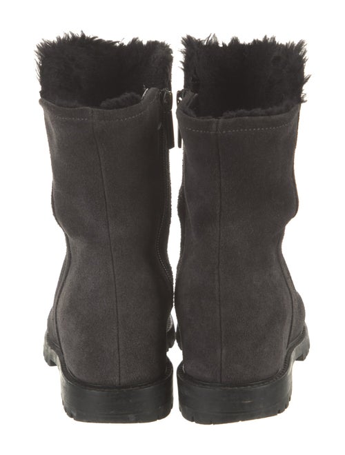 Aquatalia Suede Combat Boots