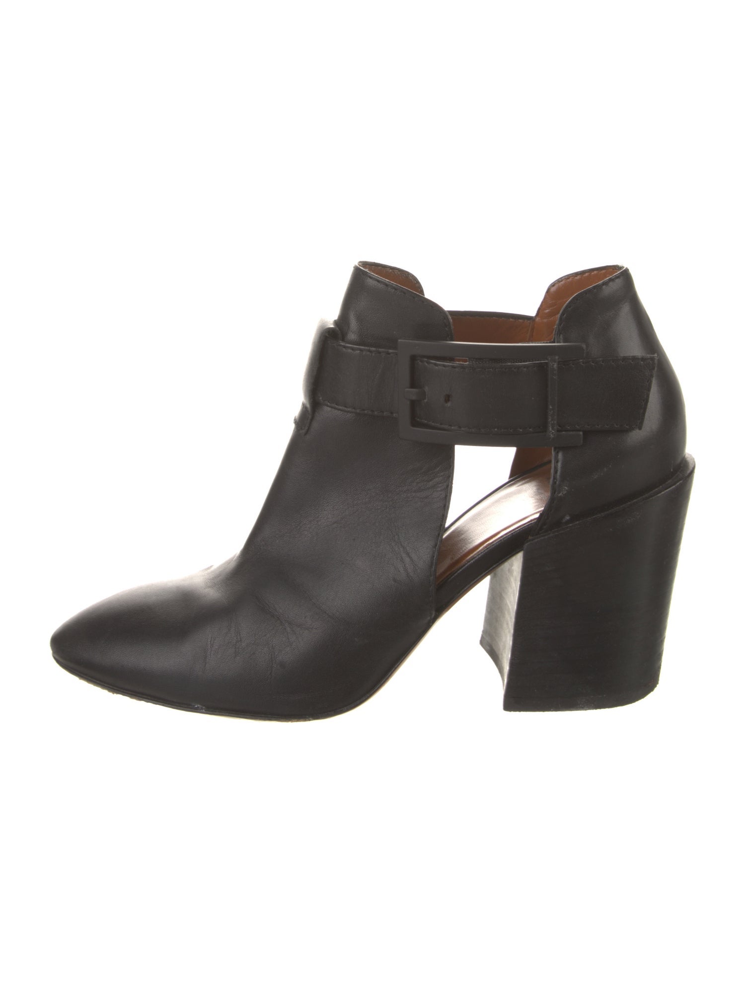 Aquatalia Leather Cutout Accent Boots