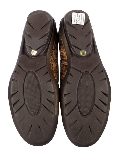 Aquatalia Lizard Animal Print Loafers
