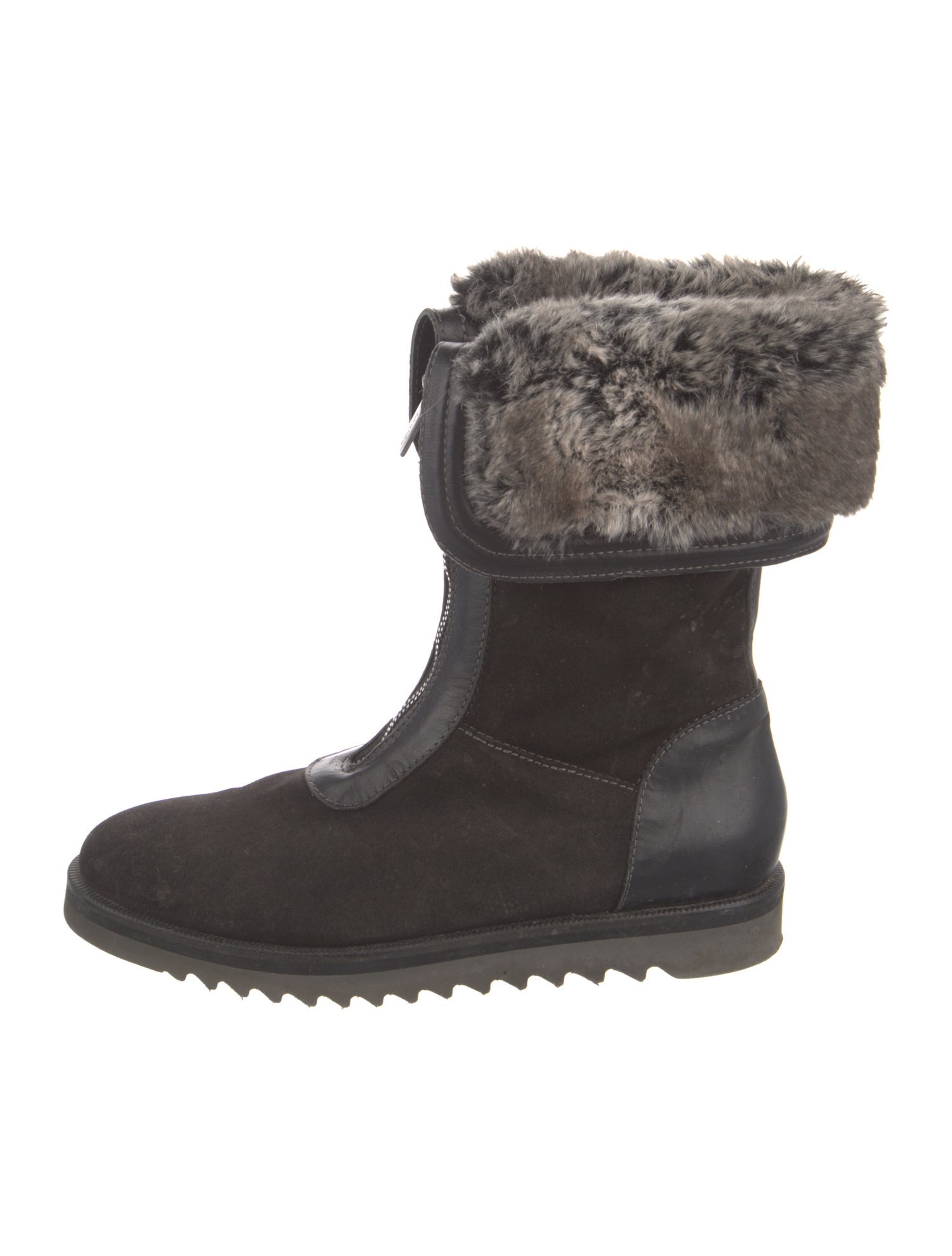 Aquatalia Suede Lace-Up Boots