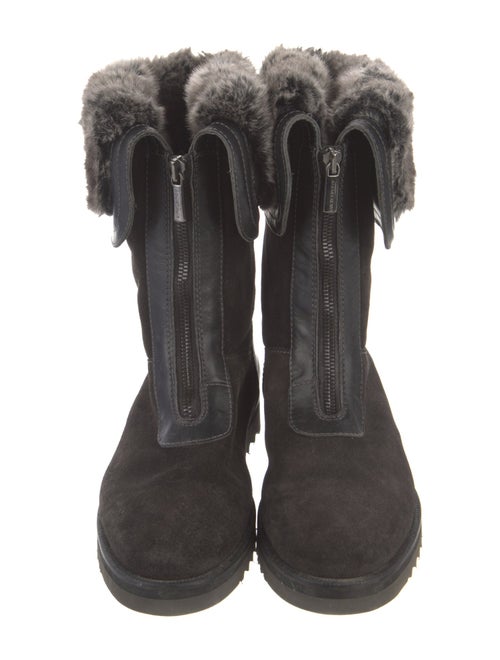 Aquatalia Suede Lace-Up Boots