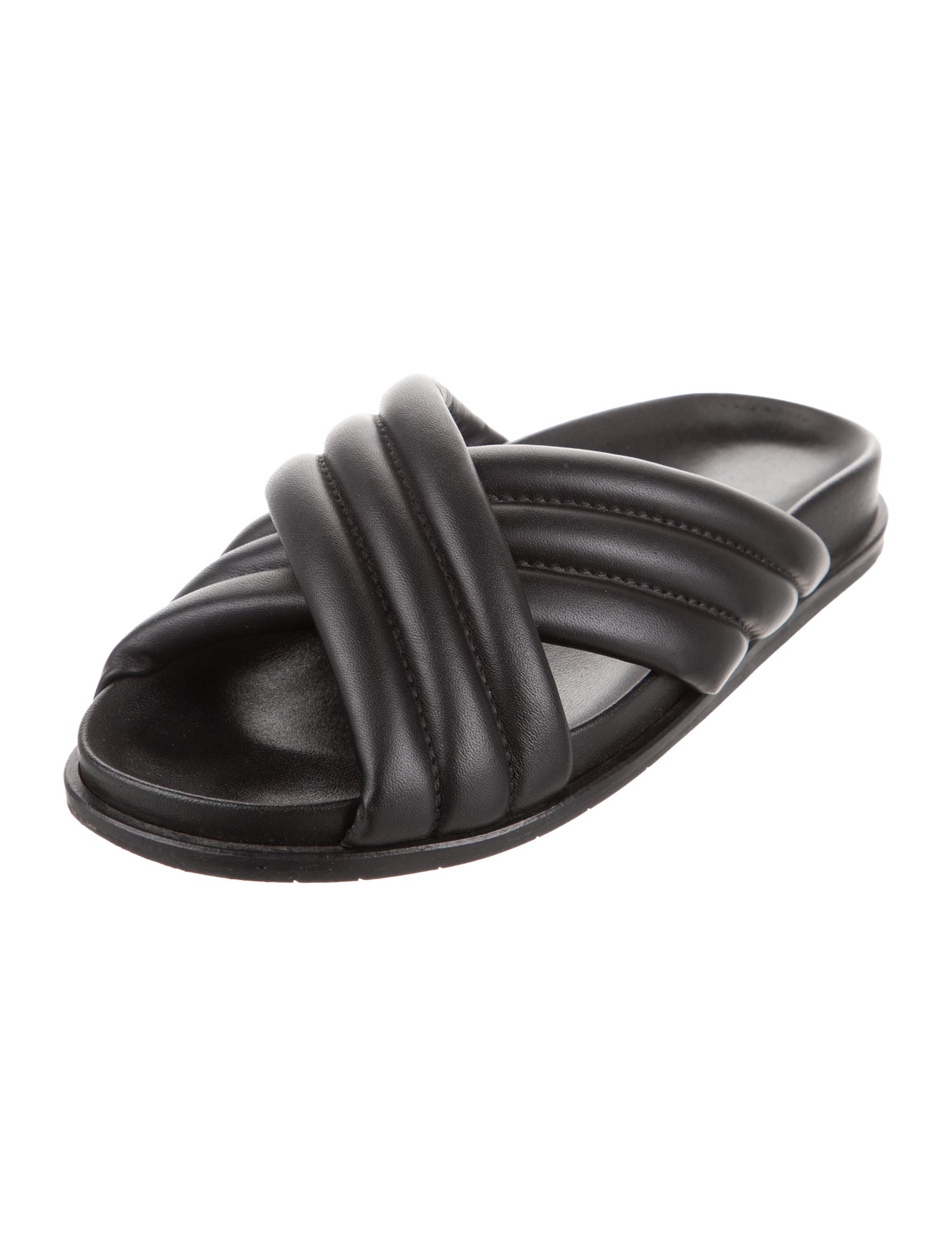 Aquatalia Leather Slides
