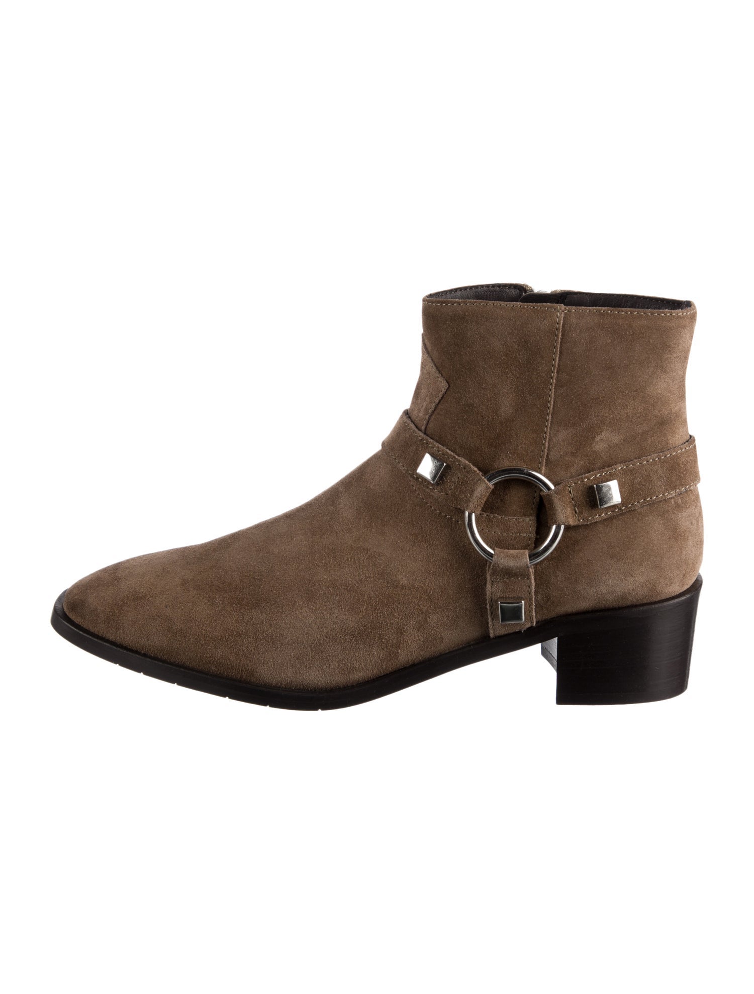 Aquatalia Suede Moto Boots