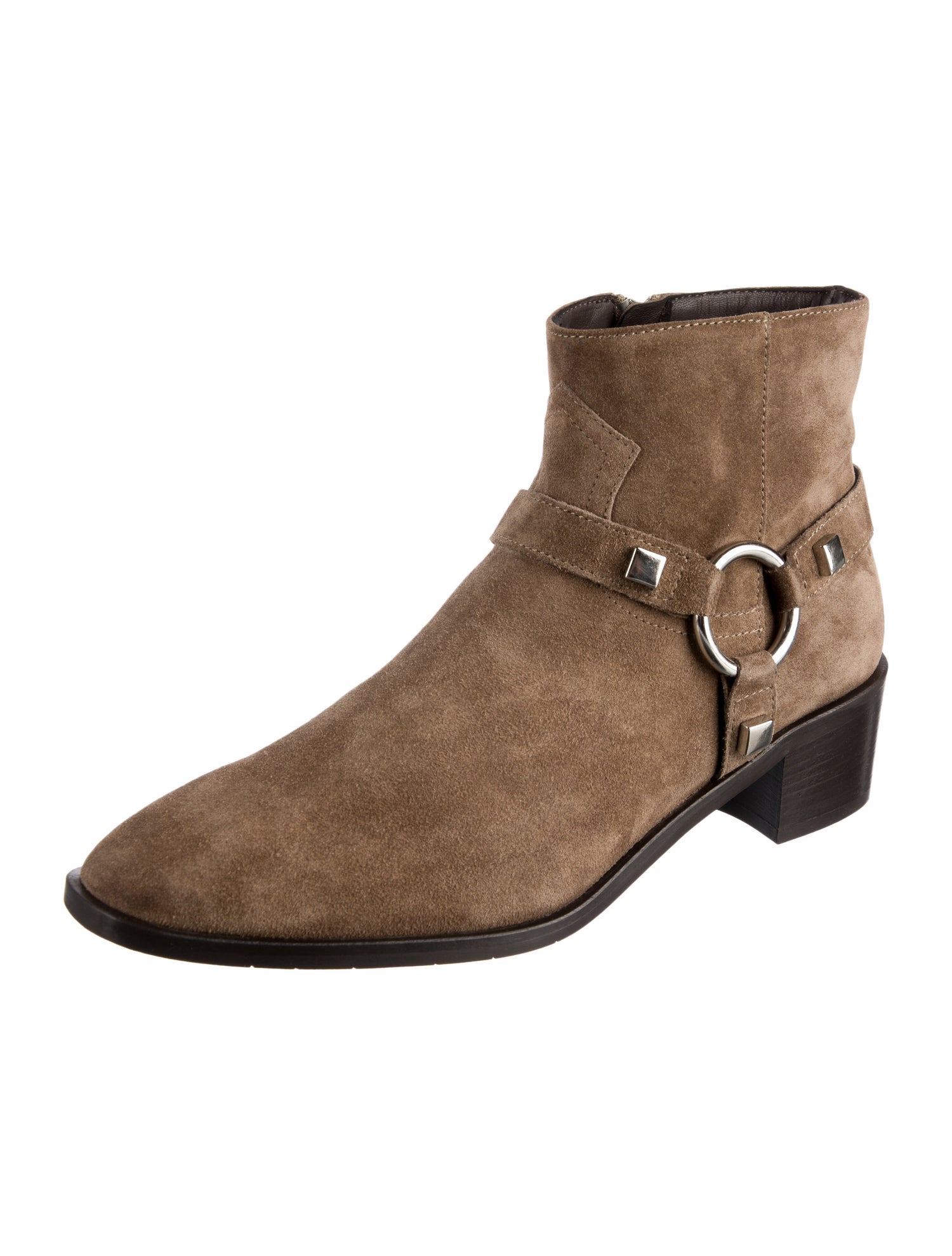 Aquatalia Suede Moto Boots