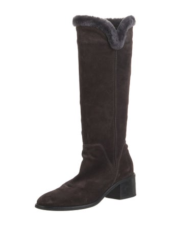 Aquatalia Suede Riding Boots