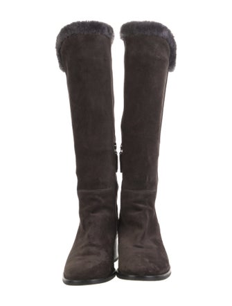 Aquatalia Suede Riding Boots