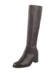 Aquatalia Embossed Leather Riding Boots