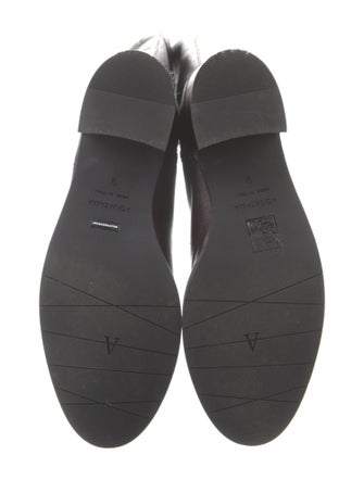 Aquatalia Embossed Leather Riding Boots