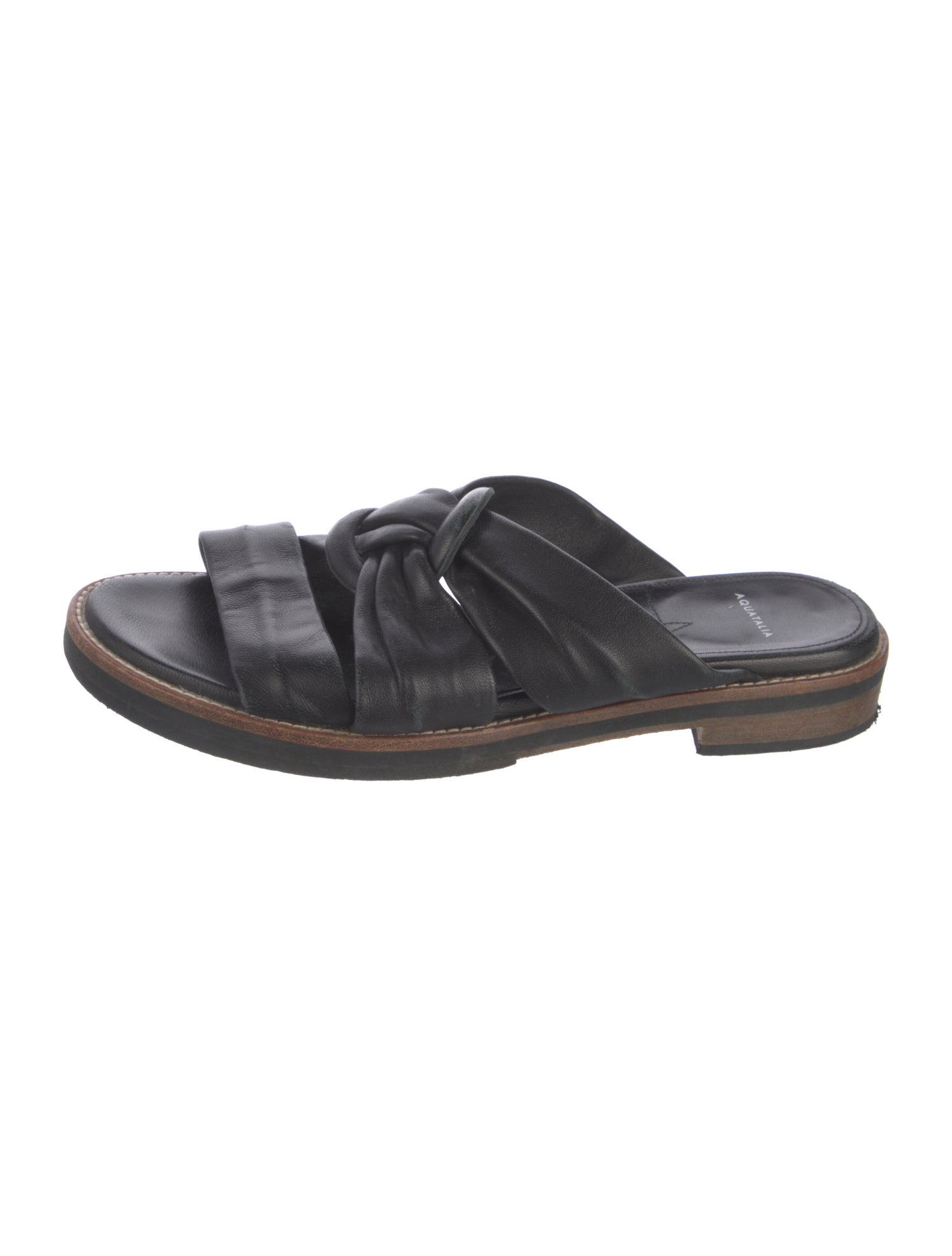 Aquatalia Leather Slides