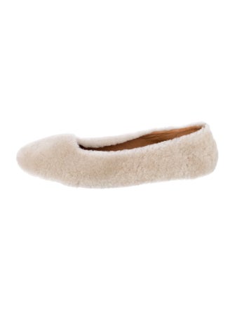 Aquatalia Faux Fur Flats