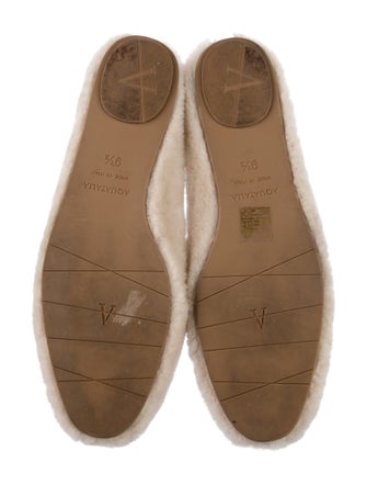 Aquatalia Faux Fur Flats