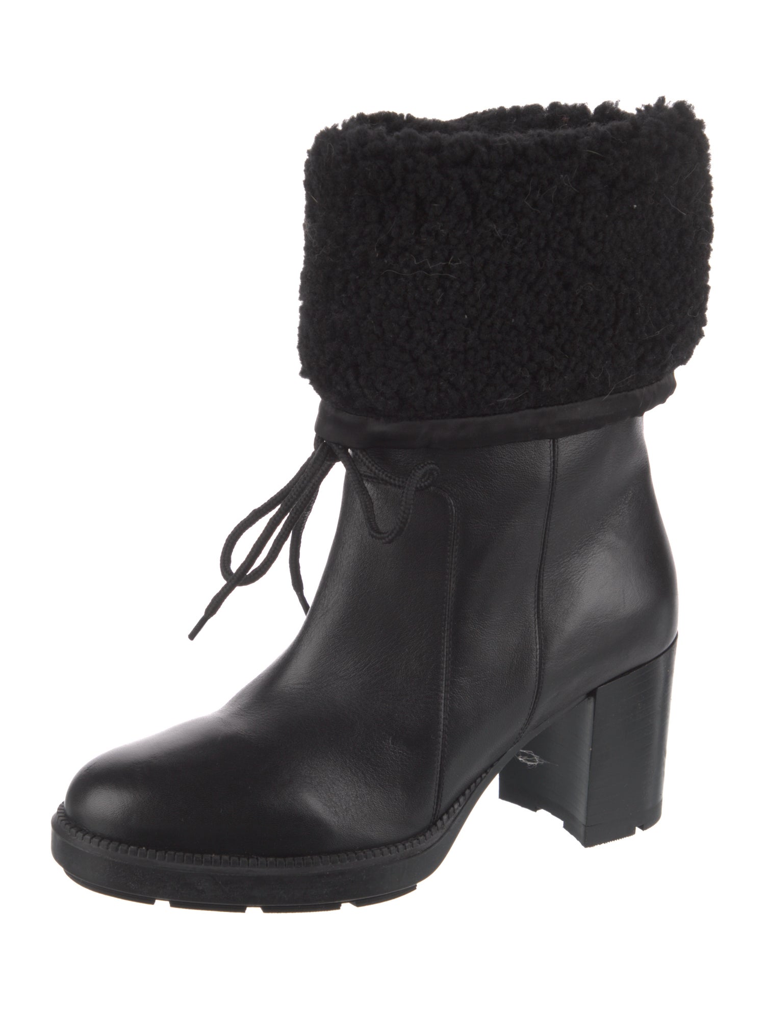 Aquatalia Leather Lace-Up Boots
