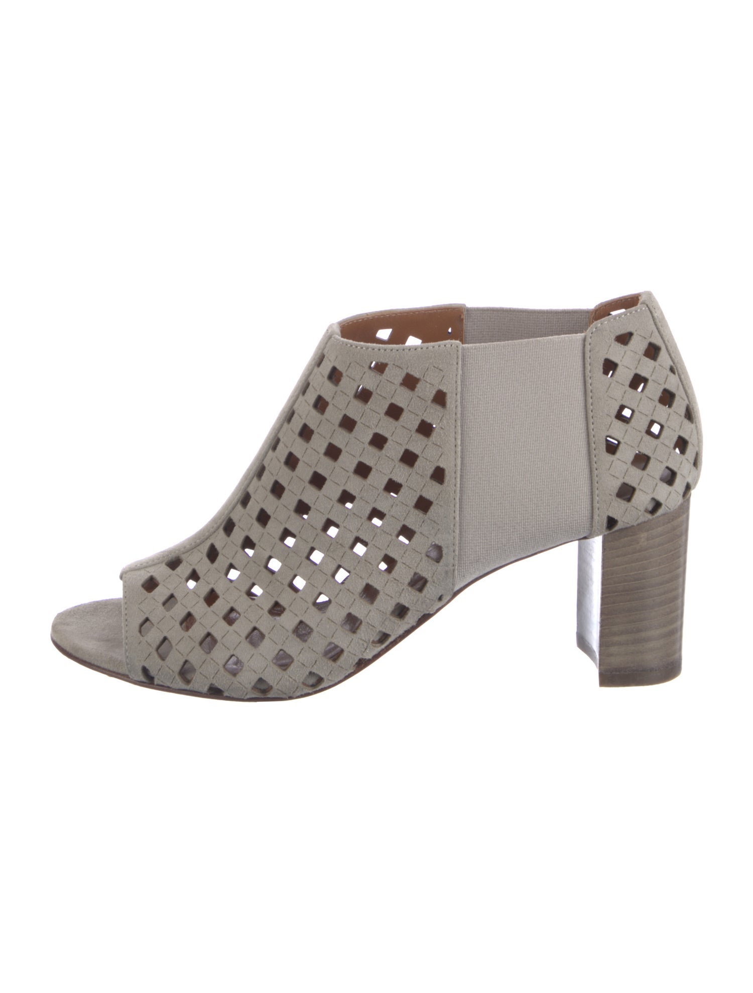 Aquatalia Suede Cutout Accent Slingback Sandals