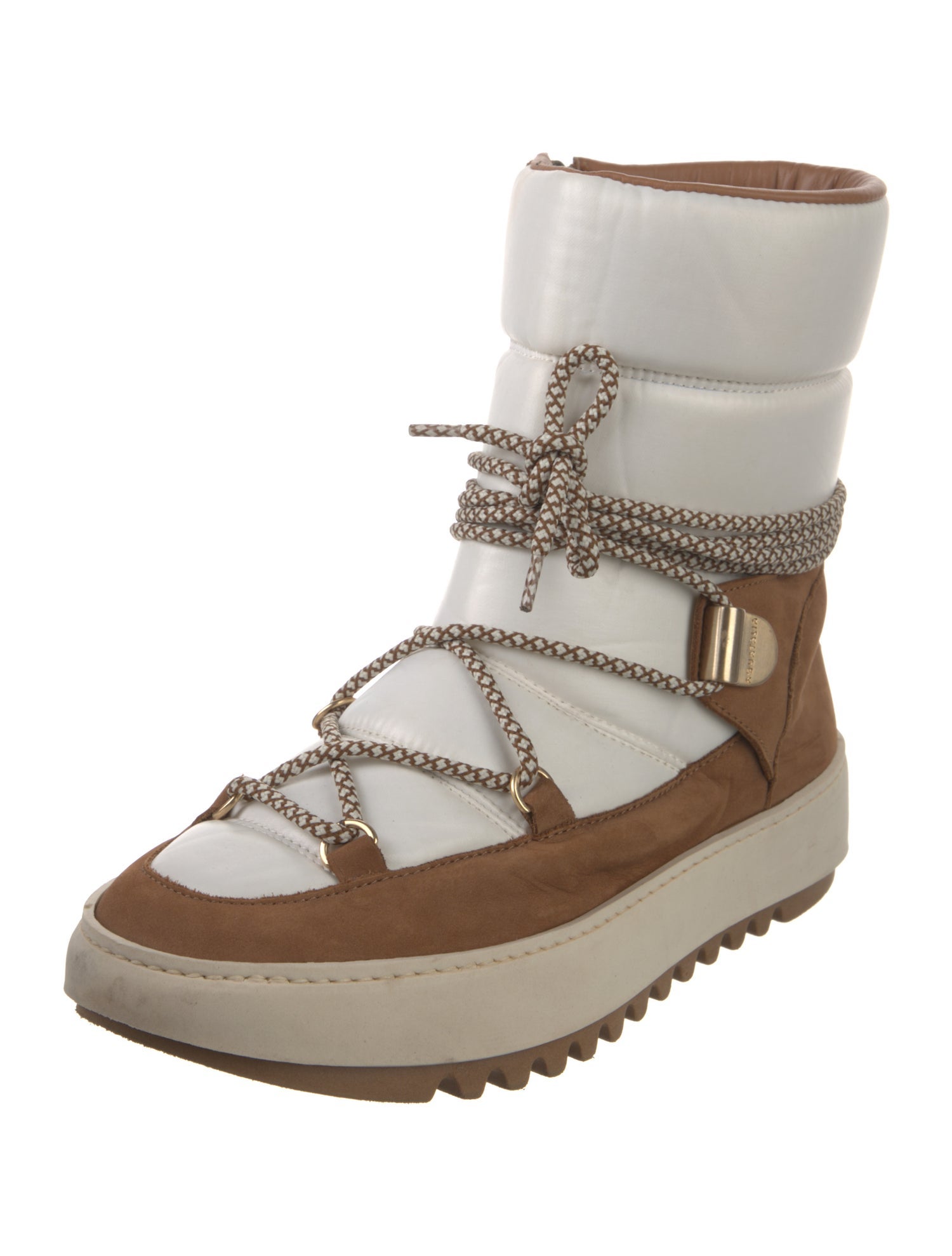 Aquatalia Leather Lace-Up Boots