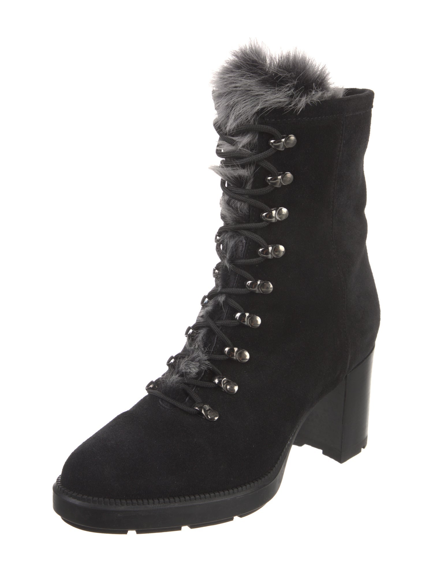 Aquatalia Suede Lace-Up Boots