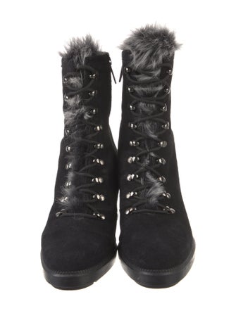 Aquatalia Suede Lace-Up Boots