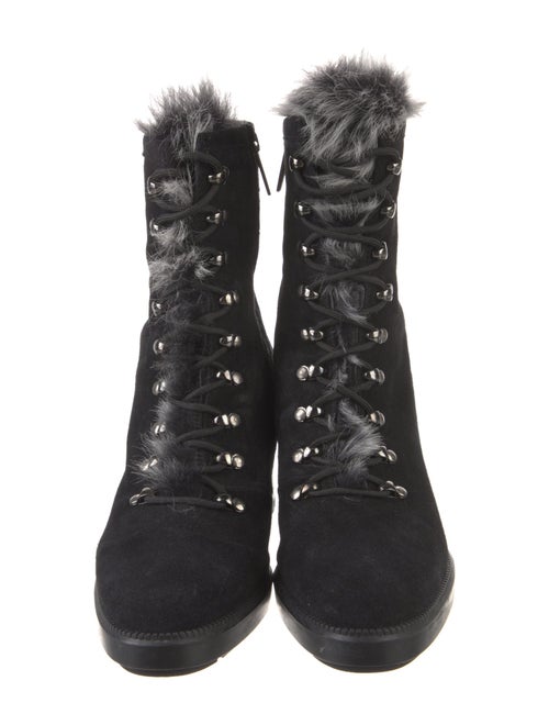 Aquatalia Suede Lace-Up Boots
