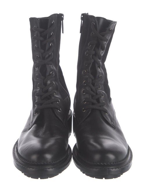 Aquatalia Leather Combat Boots