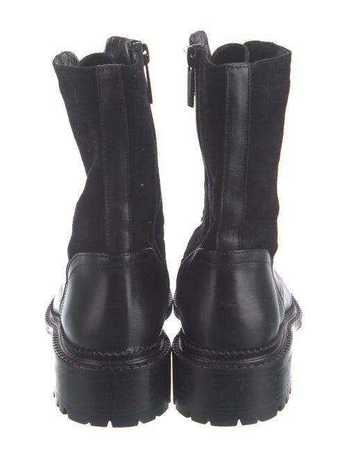 Aquatalia Leather Combat Boots