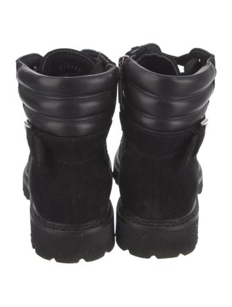 Aquatalia Suede Combat Boots