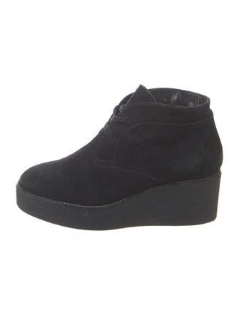 Aquatalia Suede Lace-Up Boots