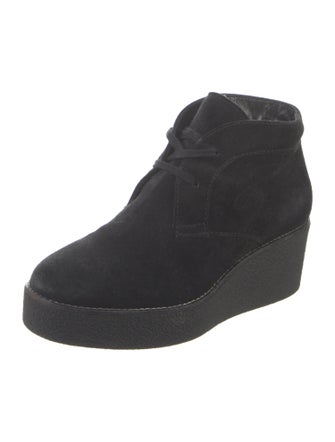 Aquatalia Suede Lace-Up Boots