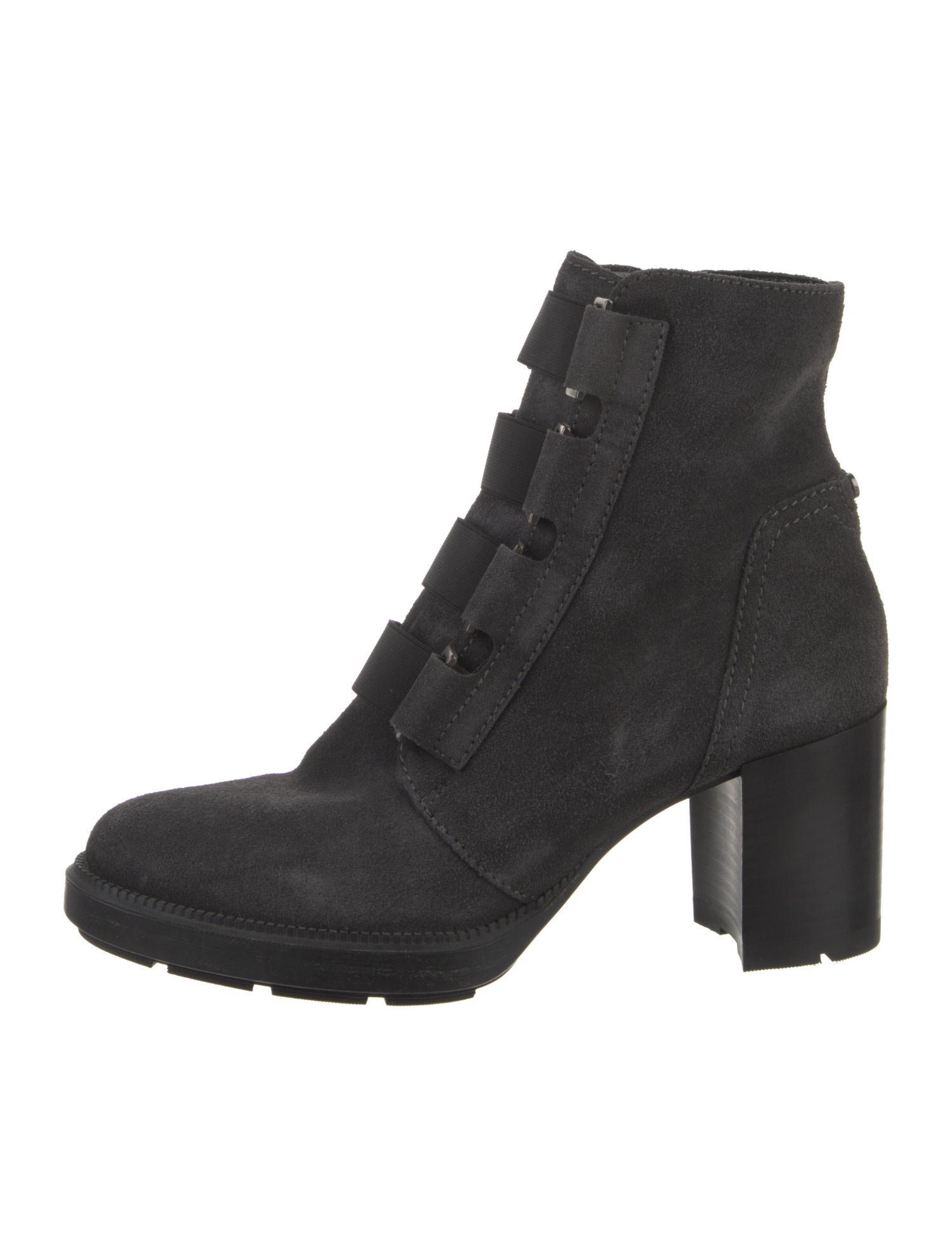 Aquatalia Suede Combat Boots