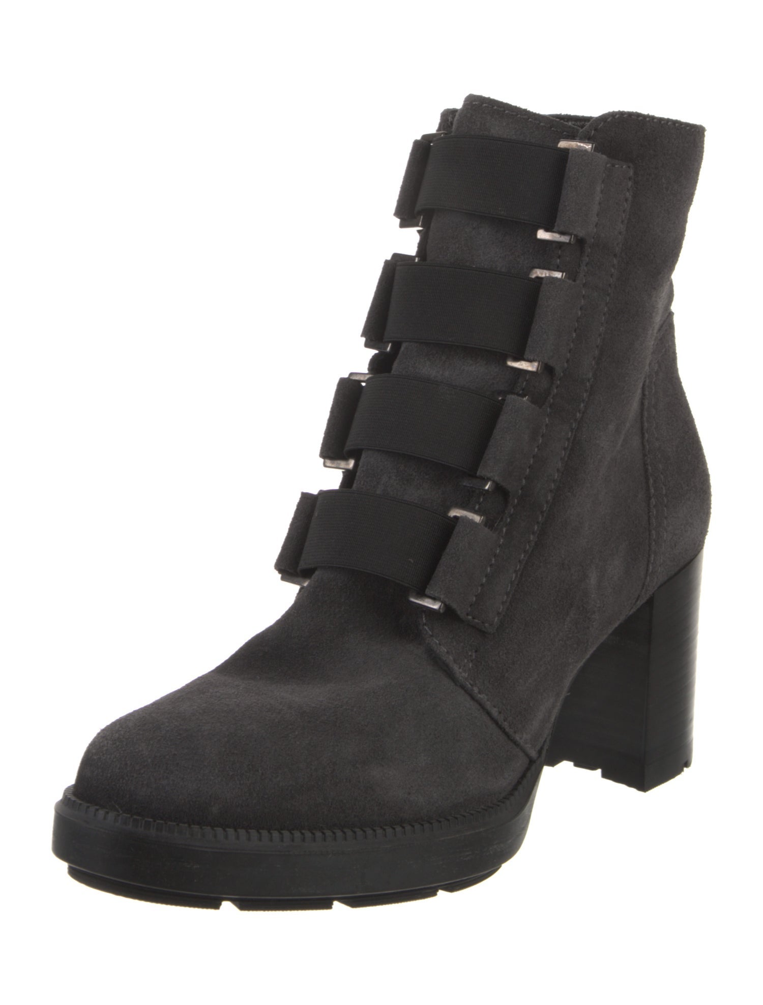 Aquatalia Suede Combat Boots