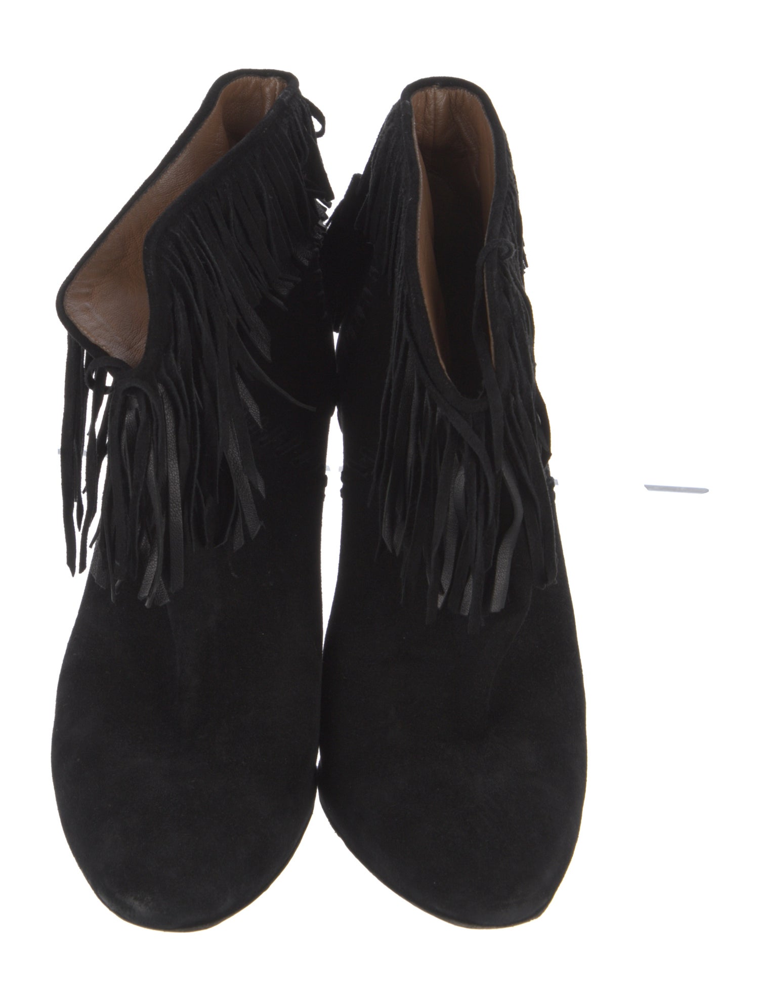 Aquatalia Suede Whipstitch Trim Boots