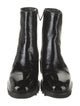 Aquatalia Patent Leather Combat Boots