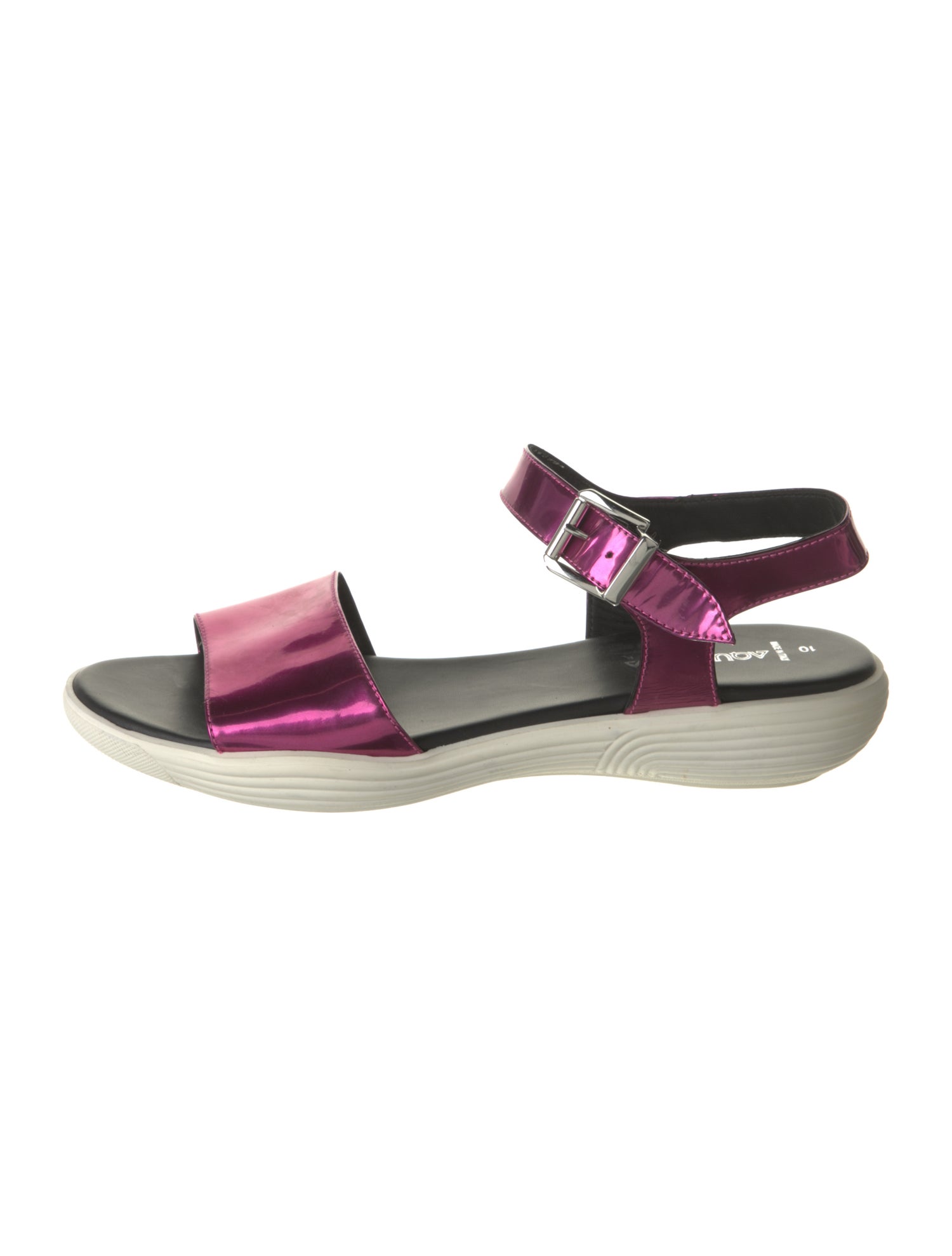 Aquatalia Patent Leather Sandals