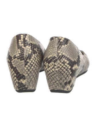 Aquatalia Python Animal Print Pumps