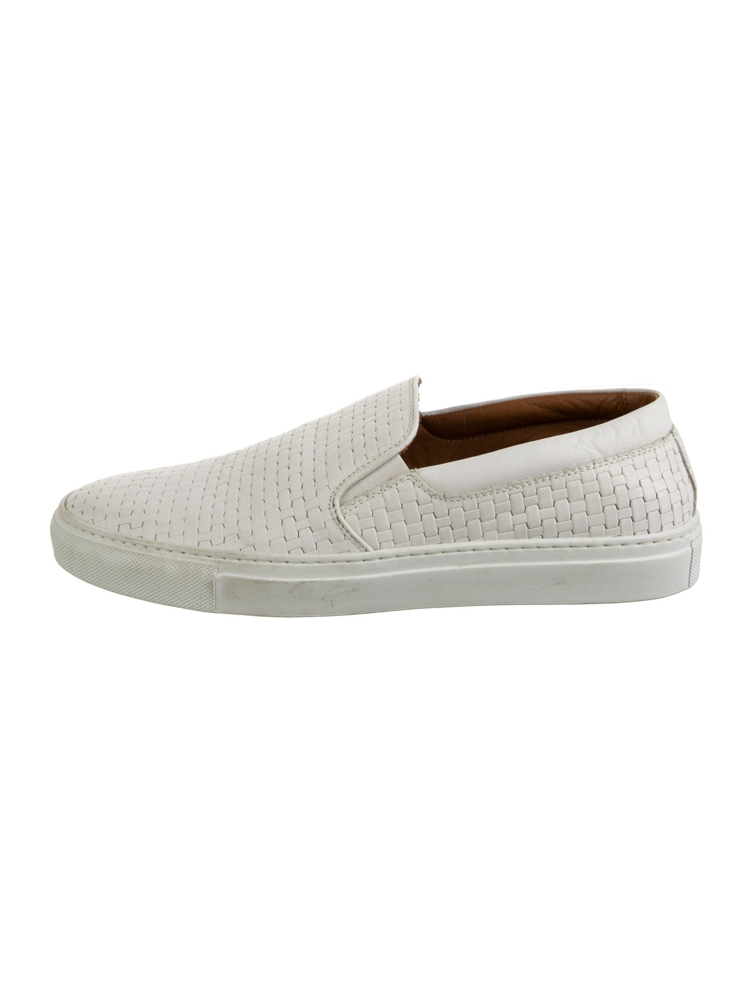 Aquatalia Leather Printed Sneakers