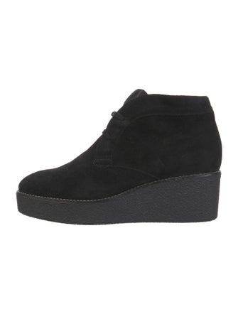 Aquatalia Suede Lace-Up Boots