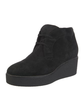 Aquatalia Suede Lace-Up Boots