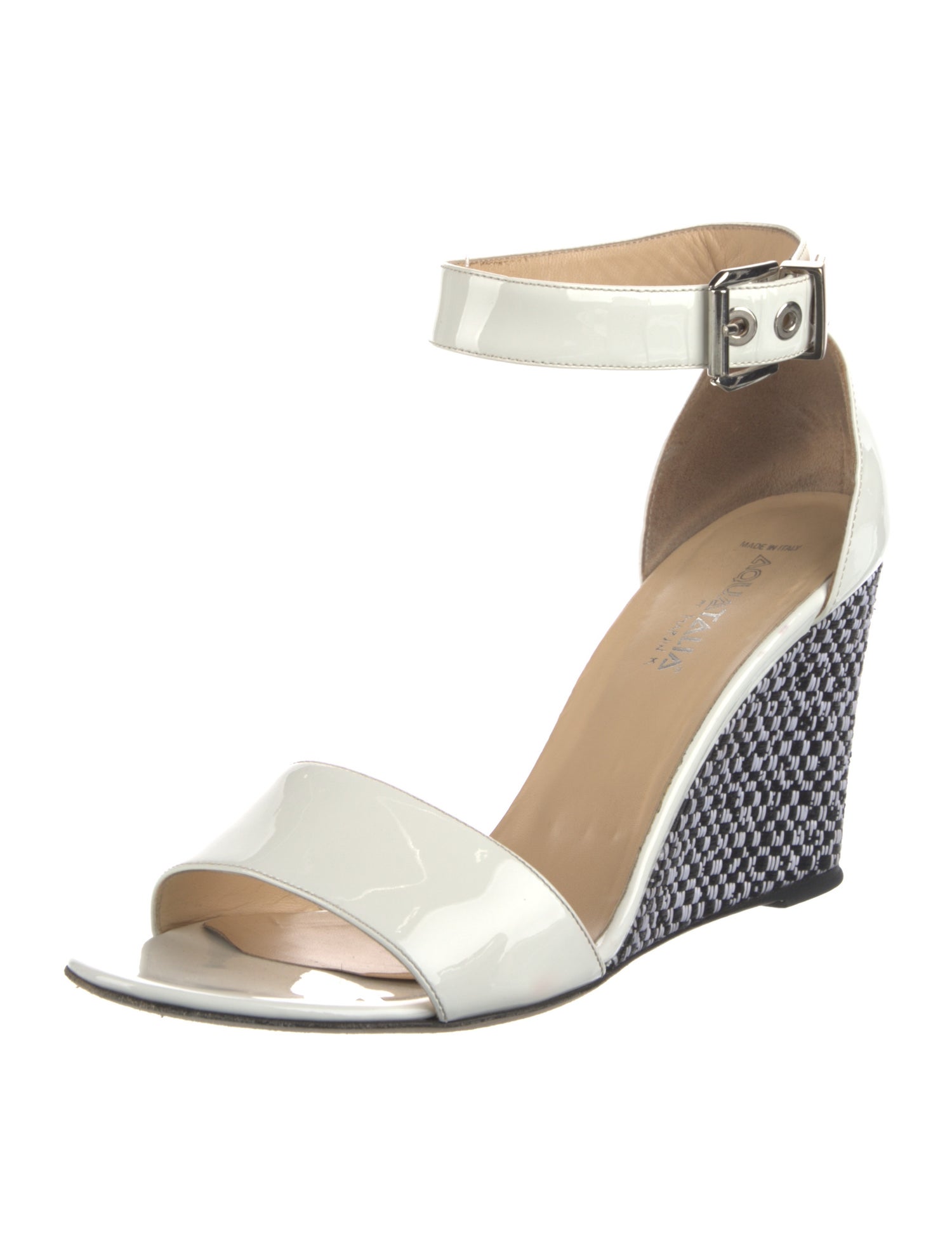 Aquatalia Patent Leather Sandals