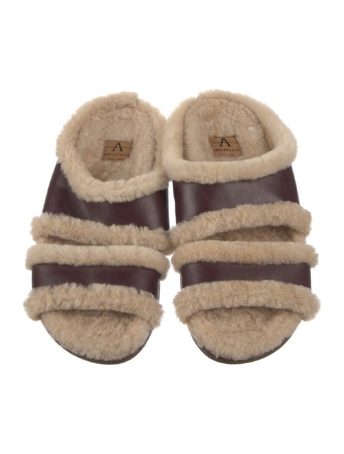 Aquatalia Leather Slides