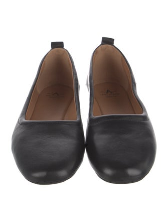 Aquatalia Leather Ballet Flats