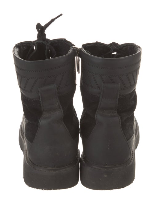 Aquatalia Suede Combat Boots