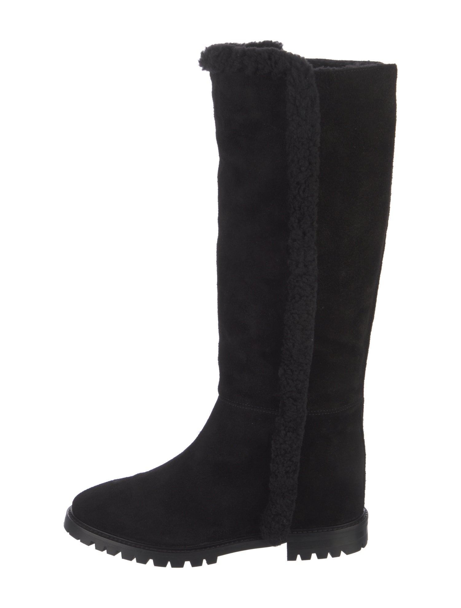 Aquatalia Suede Fur Trim Boots w/ Tags