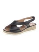Aquatalia Leather Slingback Sandals