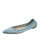 Aquatalia Lace Pattern Ballet Flats