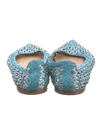Aquatalia Lace Pattern Ballet Flats