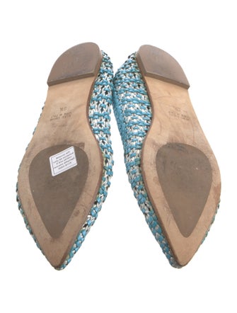 Aquatalia Lace Pattern Ballet Flats
