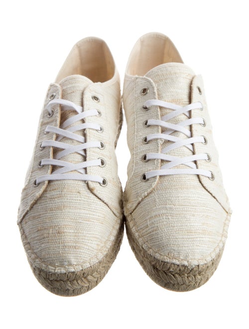 Aquatalia Embroidered Accent Espadrilles