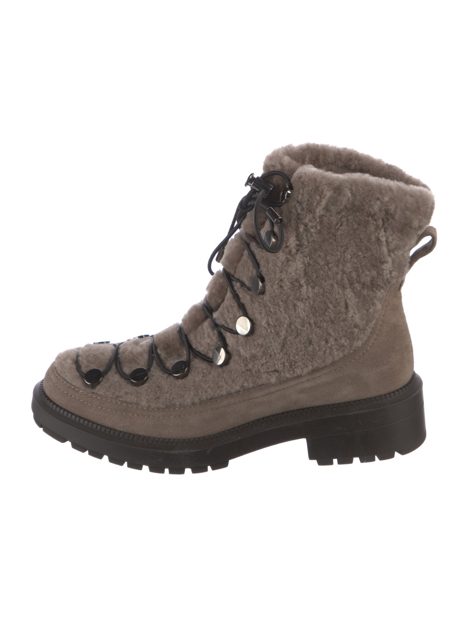 Aquatalia Suede Combat Boots