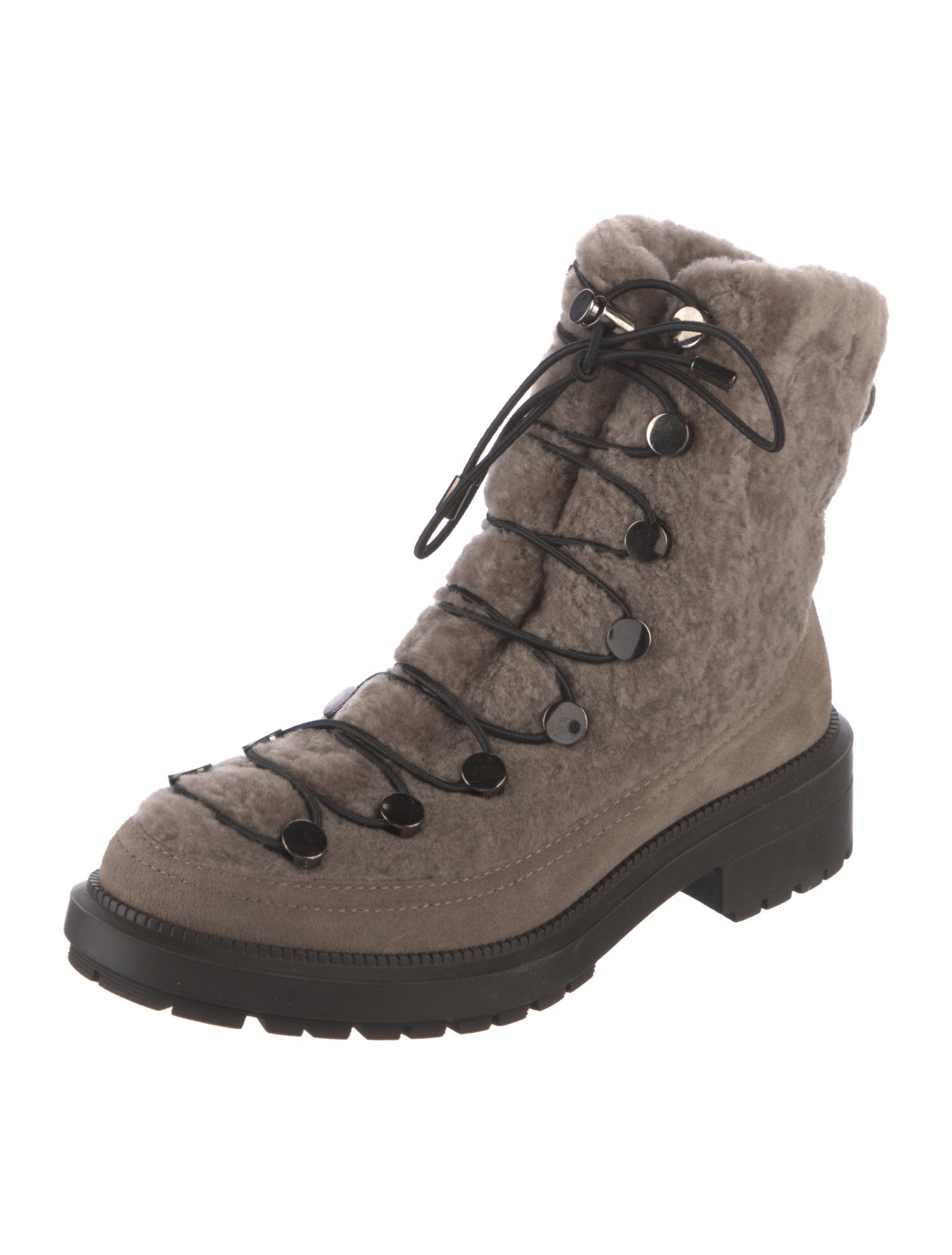 Aquatalia Suede Combat Boots