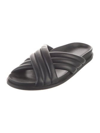 Aquatalia Leather Slides