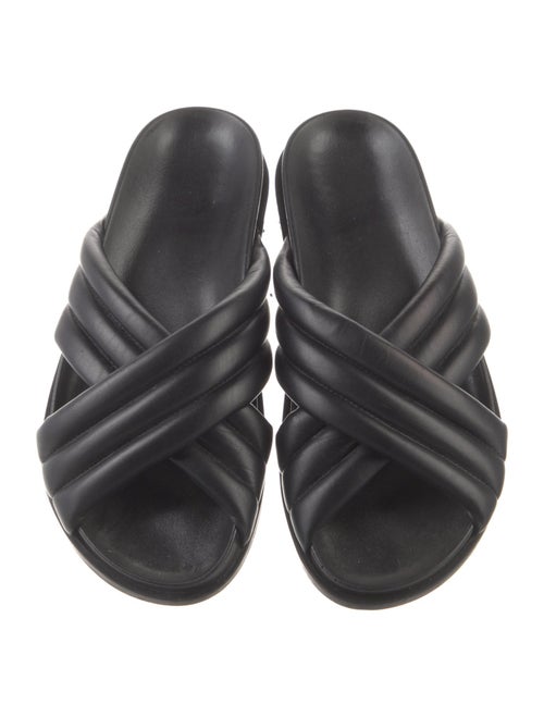 Aquatalia Leather Slides